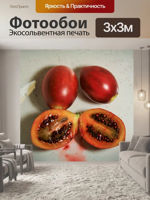 Фотообои дерево томатный фрукты в миску