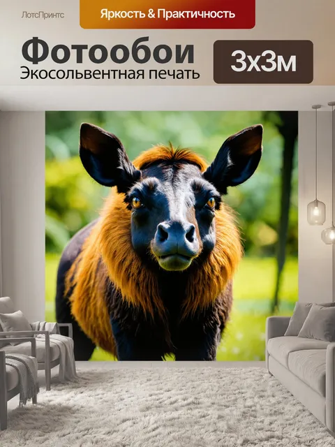 Фотообои животные в стиле викторианский