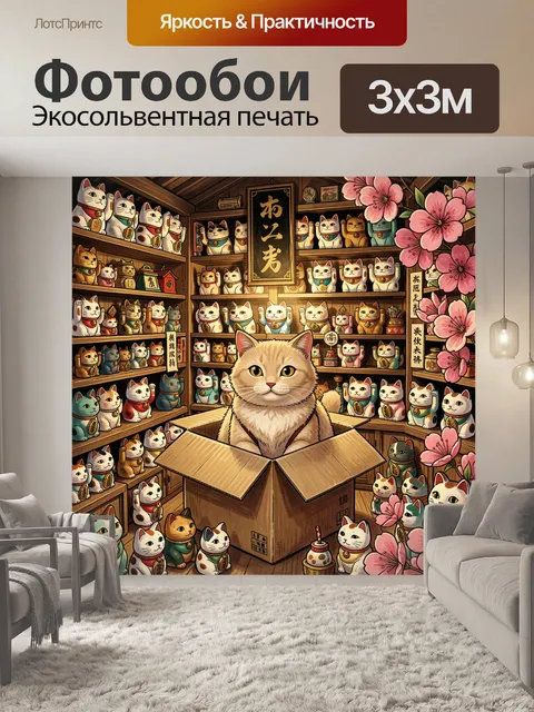 300 × 300 см · Экосольвентная печать