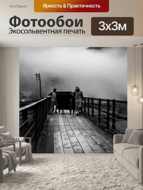 Фотообои Черный и белый