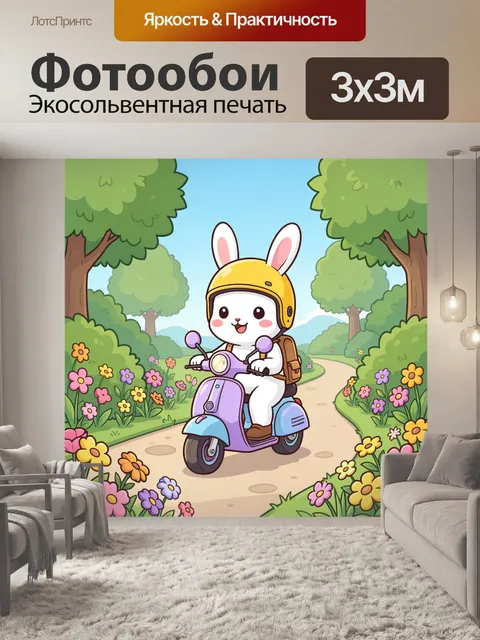300 × 300 см · Экосольвентная печать