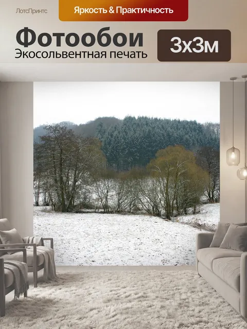 Фотообои Снег