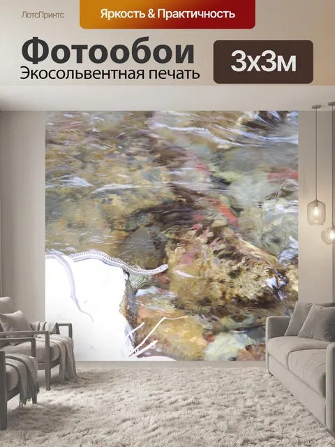 Фотообои Речная вода змея