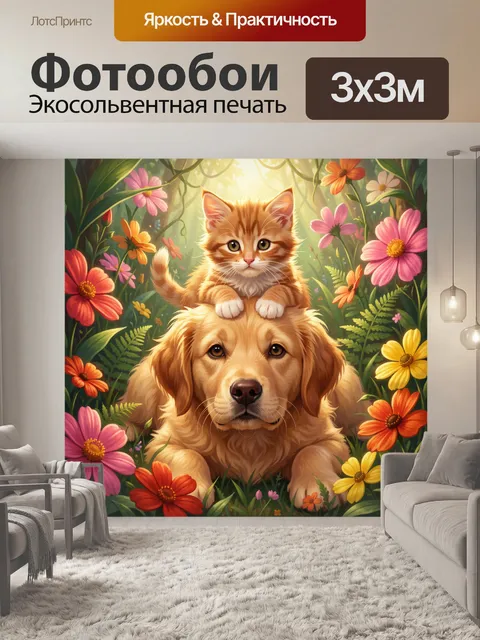 300 × 300 см · Экосольвентная печать
