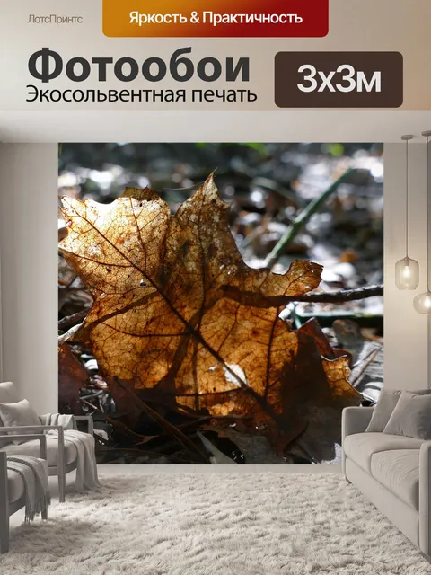Фотообои Лист