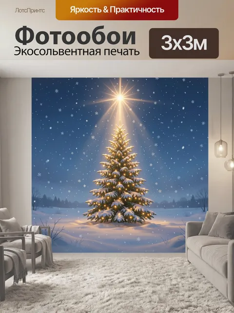 300 × 300 см · Экосольвентная печать