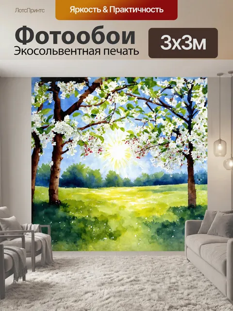 Фотообои восходя над горизонтом