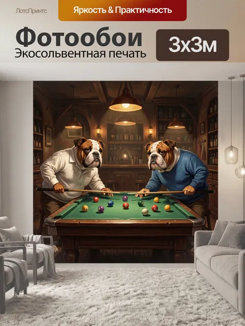 300 × 300 см · Экосольвентная печать