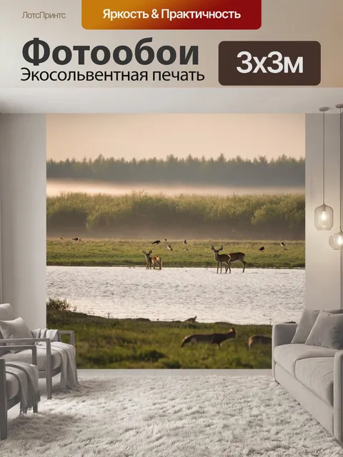 Фотообои водоем в сердце национального парка
