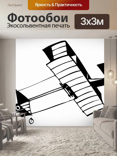 Фотообои самолет