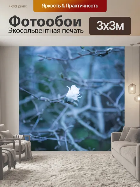 Фотообои Цветы на ветке