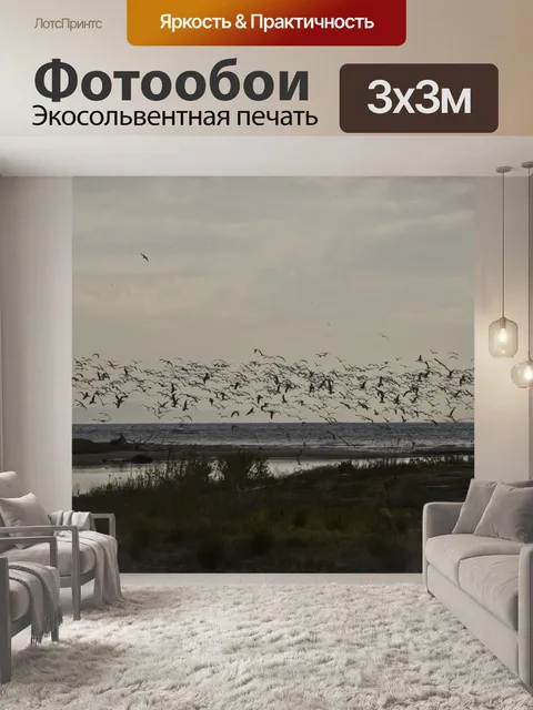 Фотообои Птицы в полете