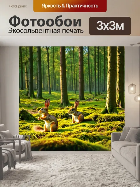 фотообои лес в стиле иван шишкин