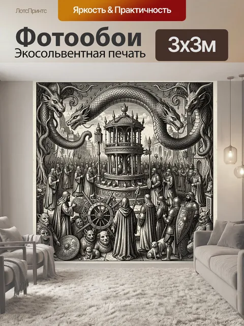 300 × 300 см · Экосольвентная печать