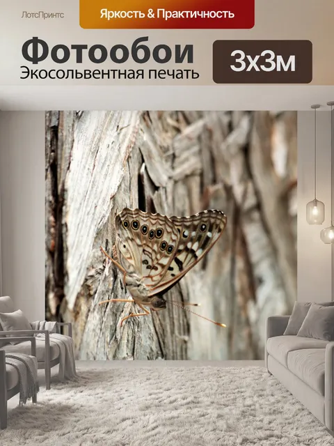 Фотообои Хакерская Императорская Бабочка