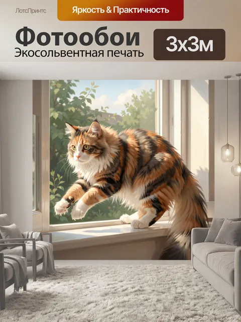 300 × 300 см · Экосольвентная печать