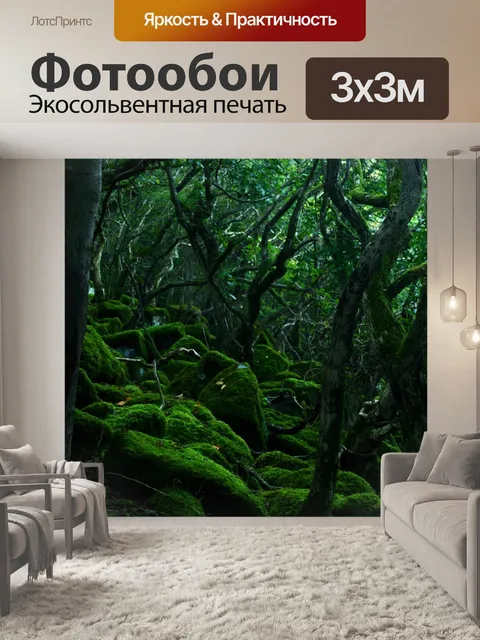 Фотообои Лесной массив