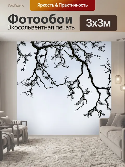 Фотообои Снежный Три отделения