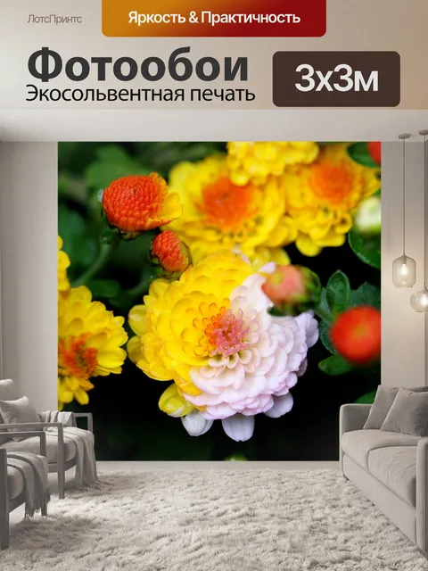 Фотообои Цветы