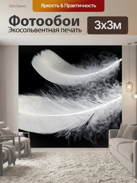 Фотообои Перья