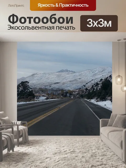 Фотообои Снежной трассе