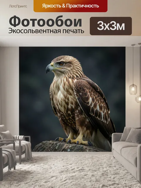 Фотообои Орел на камне
