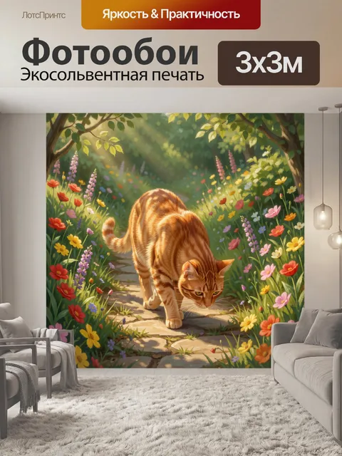 300 × 300 см · Экосольвентная печать