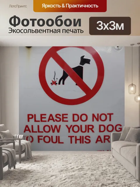 Фотообои Собака обрастания Вход