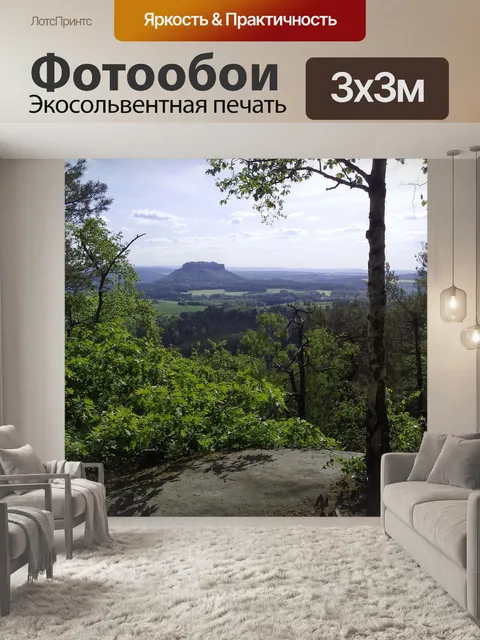 Фотообои Эльбские песчаниковые горы