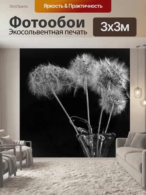 Фотообои Одуванчик