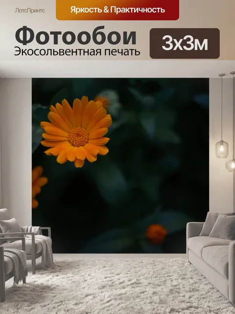 Фотообои Цветы