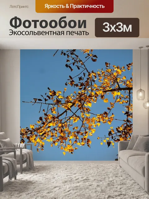 Фотообои Листья