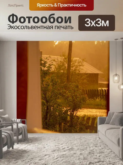 Фотообои Дождь