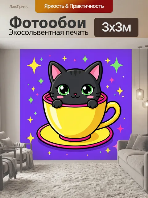 300 × 300 см · Экосольвентная печать