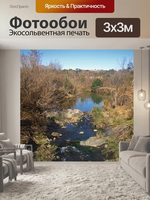 Фотообои Моретта спрут течет по камням