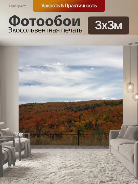 Фотообои Цвет осени в штате Нью-Йорк