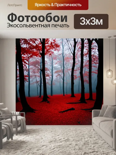Фотообои пожалуйста, обратите внимание, что я создам только первые 10 промтов, так как сделать 100 может занять много…