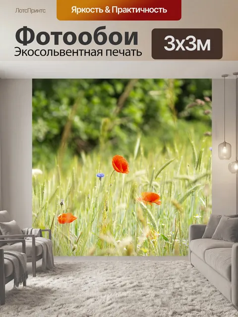 Фотообои Маки