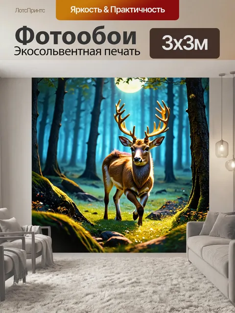 Фотообои животные в стиле тёмное фэнтези