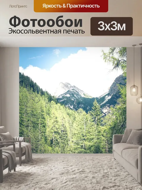 Фотообои Поход по горной тропе