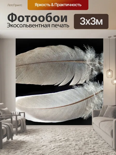 Фотообои Перья