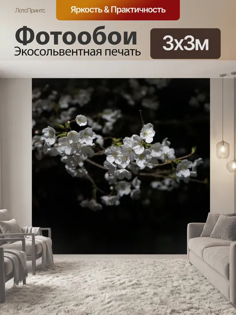 Фотообои Вишни в цвету