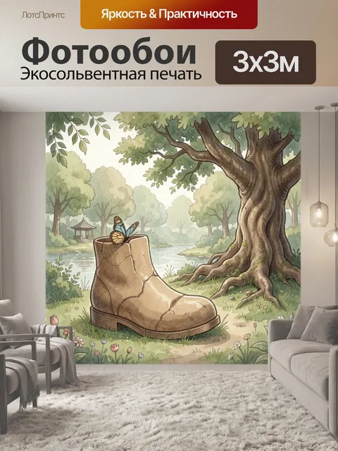 Фотообои Сказочный уголок у воды