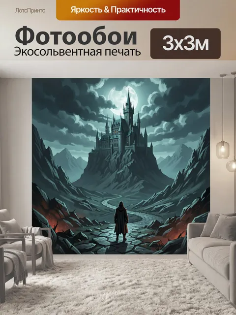 300 × 300 см · Экосольвентная печать