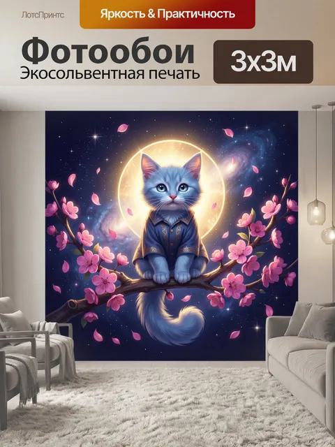 300 × 300 см · Экосольвентная печать