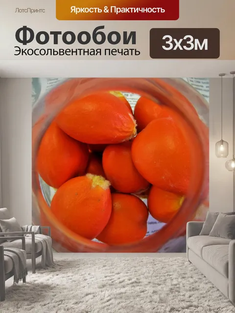 Фотообои Cycad семена в стеклянной вазе