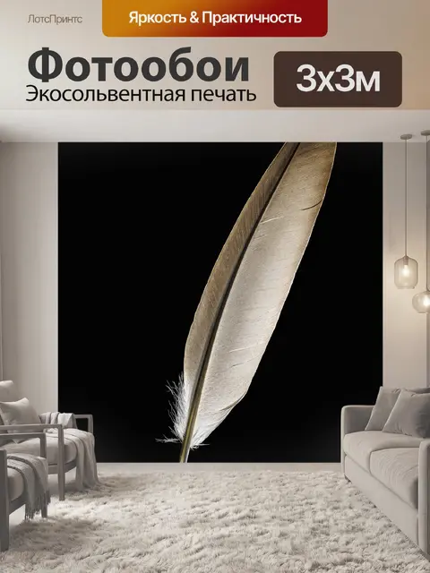 Фотообои Перья
