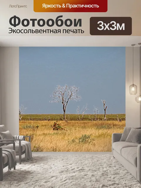 Фотообои художественный образ мертвых деревьев