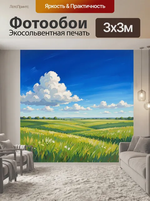 300 × 300 см · Экосольвентная печать