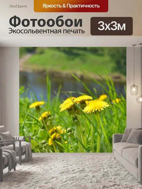 Фотообои Одуванчики
